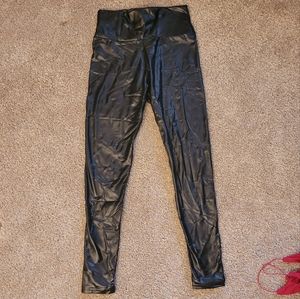 Faux leather leggings
